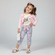 Girl's Pink Bolero Wojcik "W Parku" Jersey Shrug with Ruffles, 80