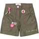 Girl's Shorts "Ekzotyczna Podroz" Wojcik Khaki with Embroidery, 92